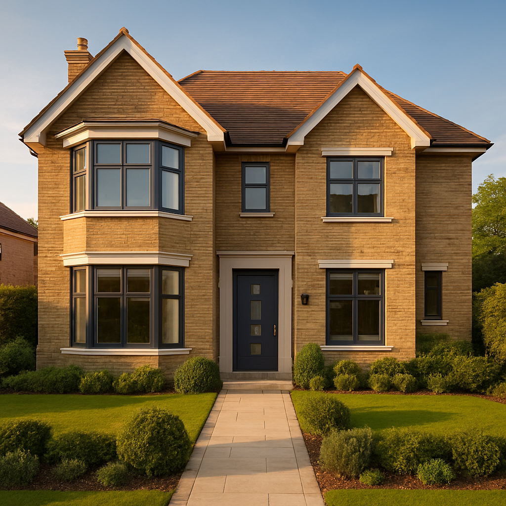 A premium detached home in Hertfordshire with new windows and a composite front door